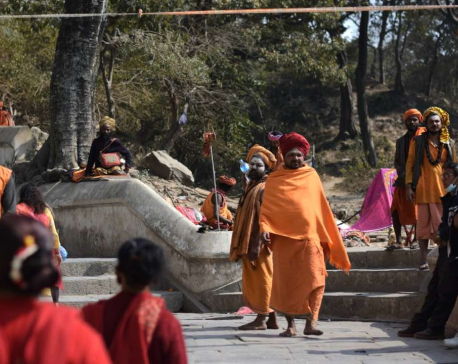 In Photos: Hindu hermits arrive in Pashupatinath to celebrate Mahashivaratri