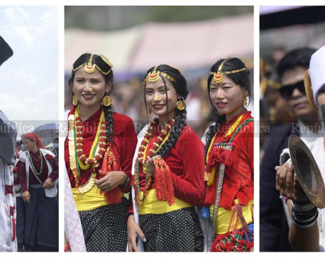 Sakela Udhauli festival being observed at Tudikhel (With photos)