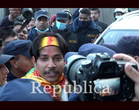 Sandeep Lamichhane released from central jail (Photo Feature)