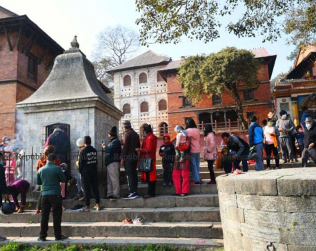 Nepalis pray for health and wisdom as coronavirus curtails crowds at festival