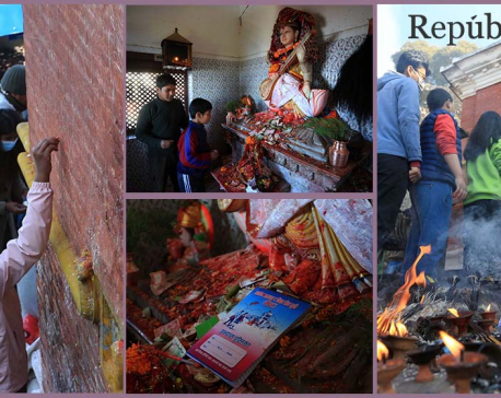 IN PICTURES: Saraswati Puja performed at Maha Manjushree Temple
