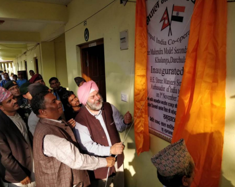Ambassador Puri inaugurates school building built with Indian assistance in Darchula