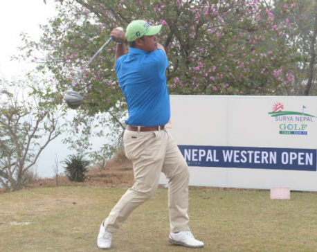 Shrestha takes four-stroke lead in Western Open golf