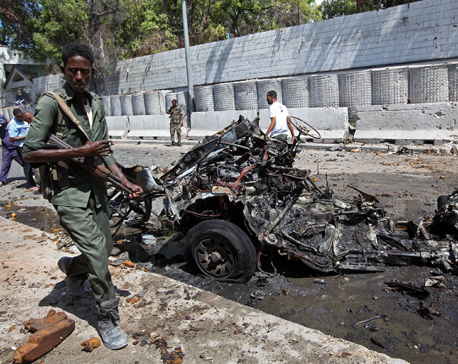 Car bomb kills at least 7 at restaurant in Somalia's capital