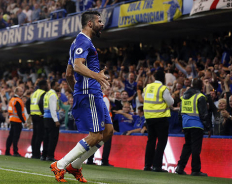 Costa steers Chelsea to winning start vs West Ham