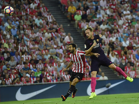 Rakitic scores to give Barcelona 1-0 win at Bilbao