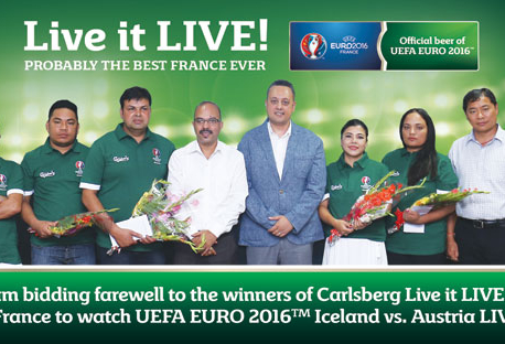 8 Carlsberg campaign winners off to France