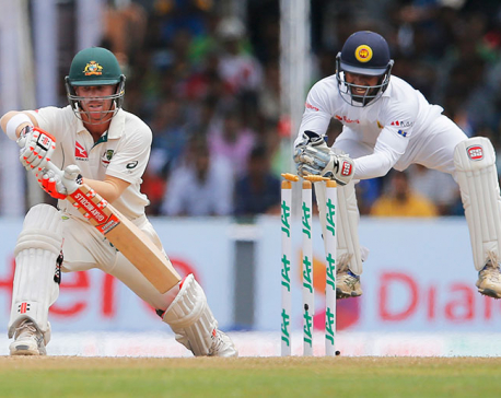 Sri Lanka wins toss and bats first in 2nd test vs. Australia