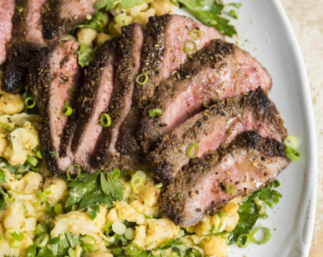 For Father’s Day, try a weeknight-easy spiced steak