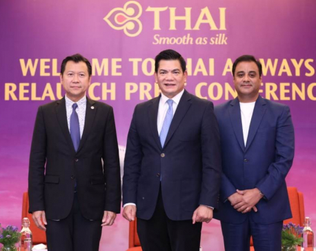 THAI Airways International is resuming direct flight service between Kathmandu and Bangkok