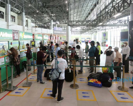 Nepal loses 72 percent air passengers in international sector till November