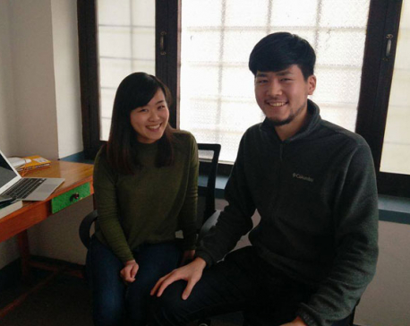 Inspired by Nepalis’ support during earthquake, two Japanese set up coding company