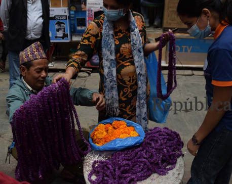 PHOTOS: Decorated Ason bazaar for Tihar festival