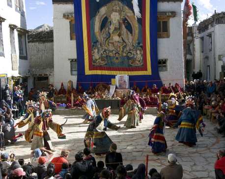 800-year-old Tiji festival marked in Lhomanthang