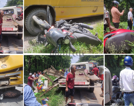 18 people injured in multi-vehicle collision in Chitwan