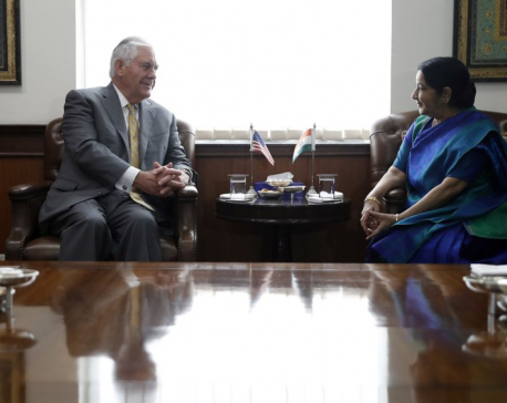 Tillerson in India to highlight US strategy in South Asia