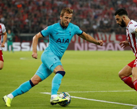 Olympiakos hit back to draw 2-2 with Tottenham