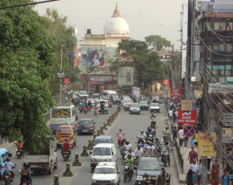 Three road sections in Kathmandu to be made one-way