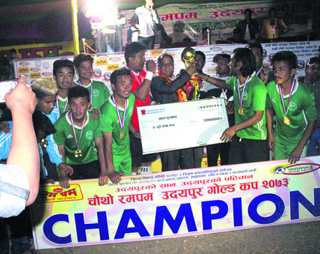 Rupandehi wins Udaypur title on penalties