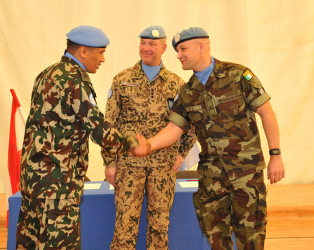 Nepali Officer takes over command of UNTSO's OGL