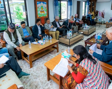 UML Secretariat meeting to discuss FPTP candidates for HoR and Province Assembly polls