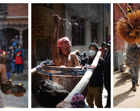 Glimpses of Madhav Narayan procession in Lalitpur (With Photos)