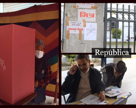 In Pictures: Final preparations at polling booth for General Election 2022