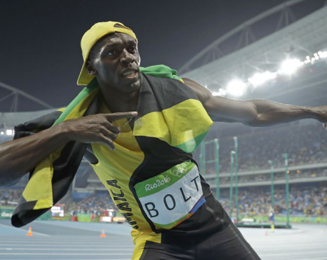 Bolt shines bright, wins another gold in Olympic 100