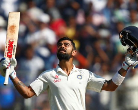 Captain Kohli hits sublime ton to put India in control