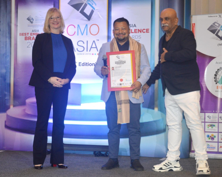 Outreach Nepal’s founder Ujaya Shakya honored as "Asia's Most Admired Marketing Leader"at CMO Asia Awards