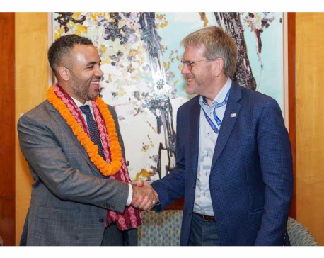 Peace Corps Deputy Director David E. White Jr. arrives in Kathmandu on a five-day visit to Nepal