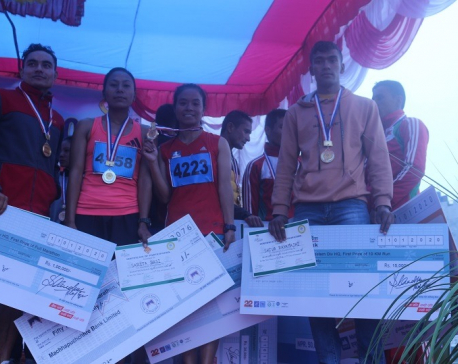Victory Marathon organized at Butwal; Rimal and Koju clinch title (with photos)