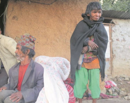 Poor families in Rolpa struggling to spend winter