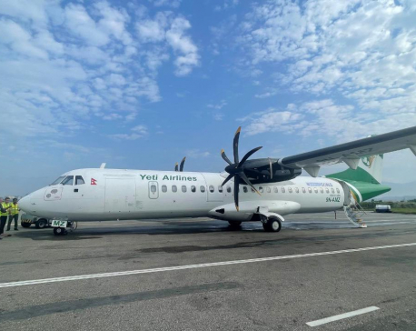 Yeti Airlines’ new aircraft starts commercial flights from today