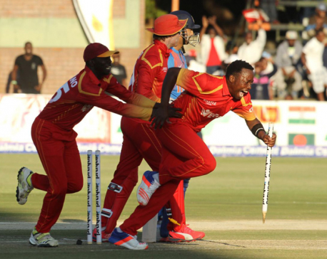Zimbabwe upsets India by 2 runs in 1st T20