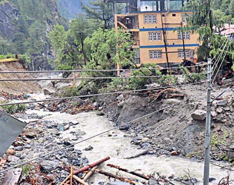 Manang students deprived of education as schools affected heavily by continuous floods