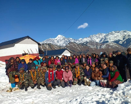 Nepal Army leaves Gorkha's Laprak village after completing major reconstruction works