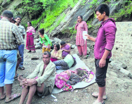 Flood, landslide in Ramechhap kills 2, four still missing