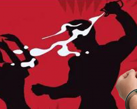 Unidentified person attacks poll candidate with khukuri