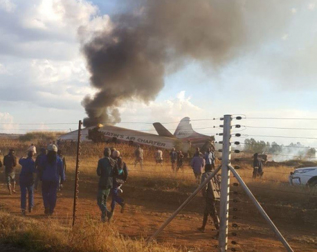 Plane crashes outside South Africa's Pretoria: At least 19 injured