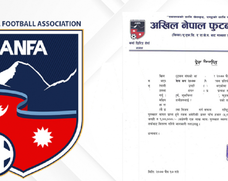 Nepali national football players to receive Rs 100,000 each following victory in Three Nations Cup