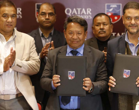 Qatar Airways to sponsor 'A' Division League Football in Nepal again