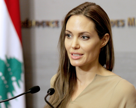 Angelina Jolie makes first public appearance since split from Brad Pitt