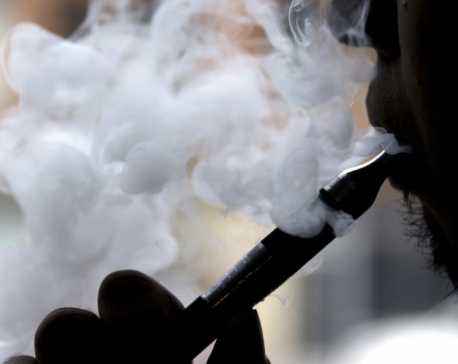 Teen vaping of nicotine jumped again this year, survey finds