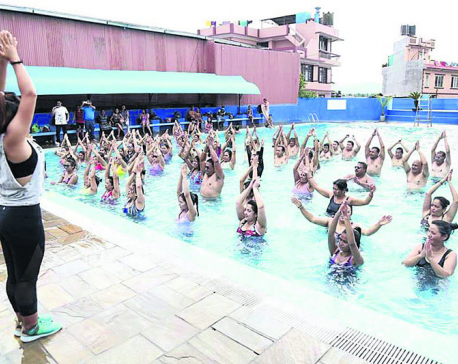 Aqua Zumba Bringing a new kind of fitness to the pool