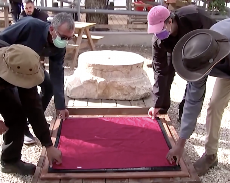 Archaeologists recreate tiles of temple where Jesus walked