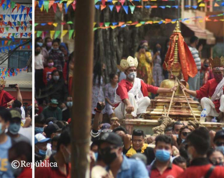 Sankhu continues jatra celebration despite COVID-19 restrictions (photo feature)