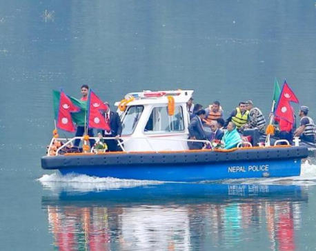 Bangladesh President takes boat ride on Fewa Lake in Pokhara (with photos)