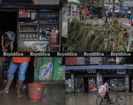 The aftermath of continuous rainfall in Kathmandu (Photo Feature)