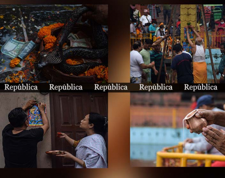In Pictures: Hindu devotees celebrate Naag Panchami in Kathmandu